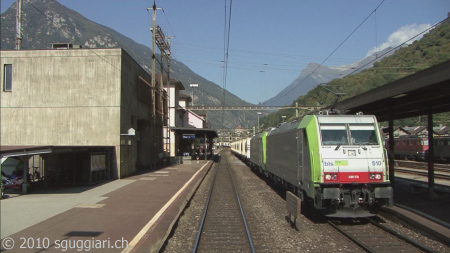 Vista dalla cabina - BLS Re 486